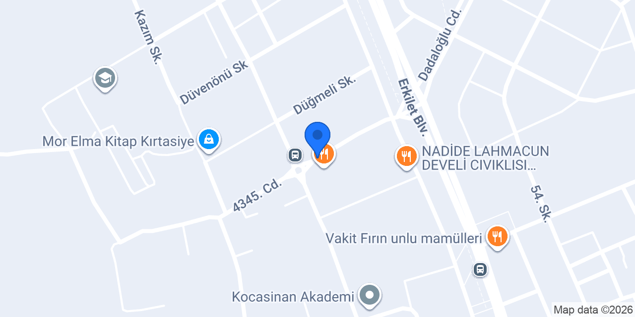 Karamella Pastaneleri konumu