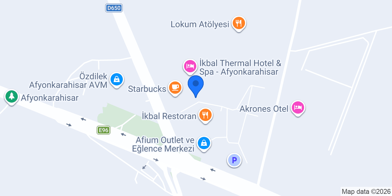 Taç Outlet konumu