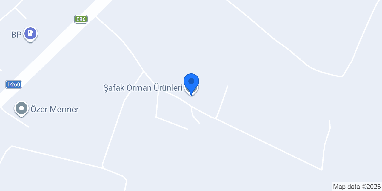 Şafak Orman Ürünleri konumu