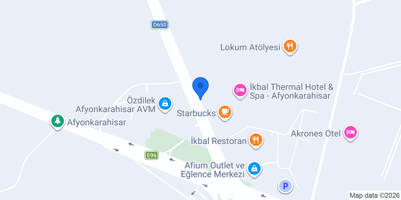 İkbal Afium Taksi konumu
