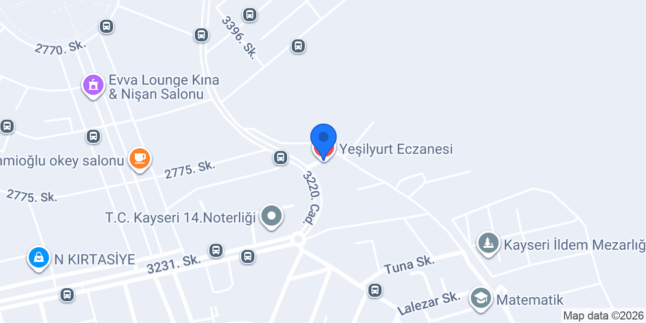 Kılıç Eczanesi konumu