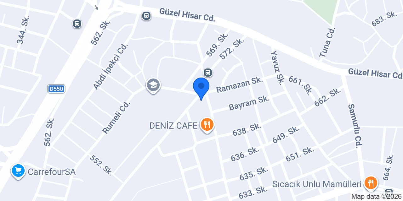 Fatih İlköğretim Okulu konumu