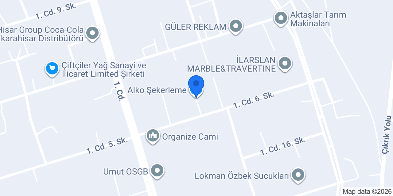 Alko Şekerleme konumu