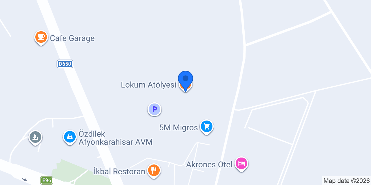 Lokum Atölyesi konumu