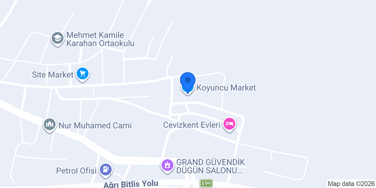Koyuncu Market konumu