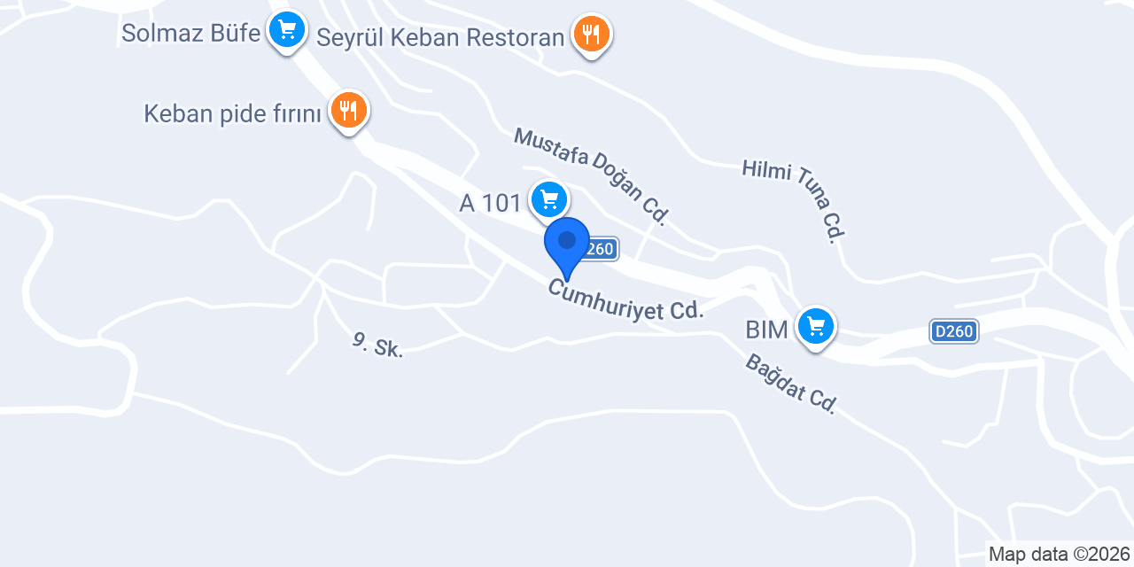 Keban Kız Meslek Lisesi konumu