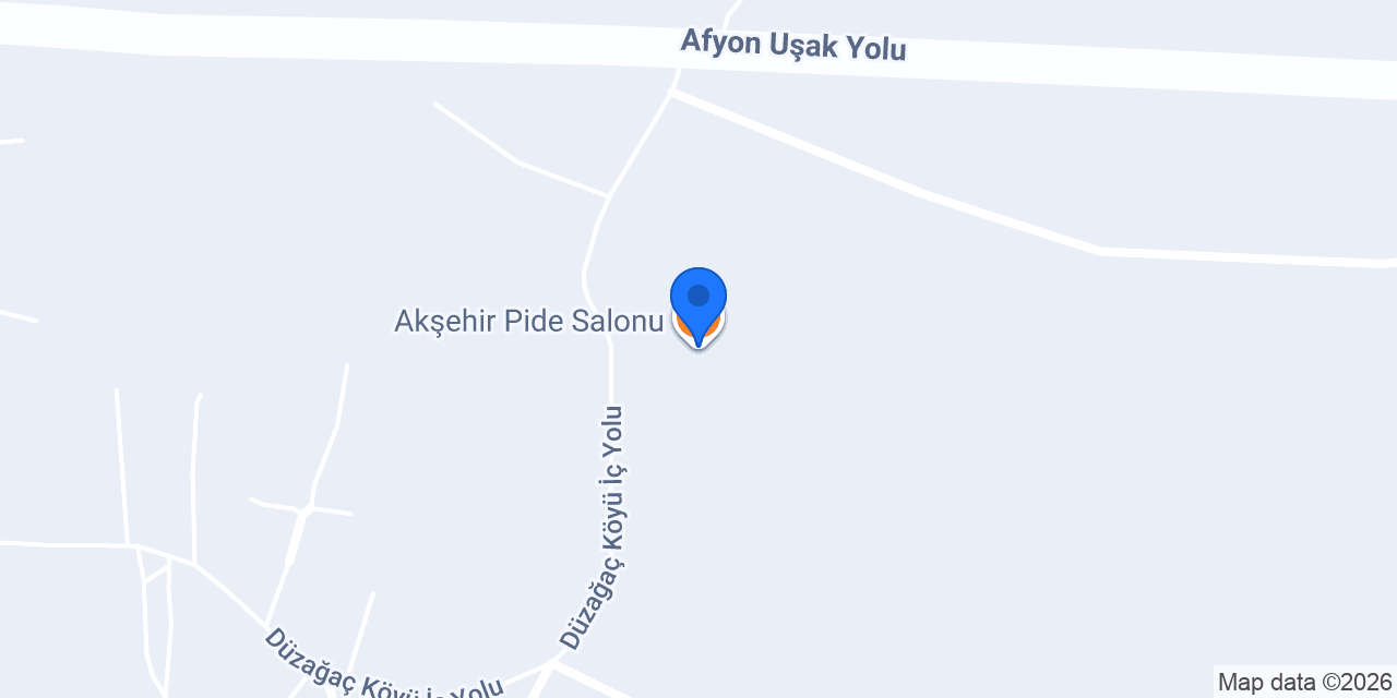 Akşehir Pide Salonu konumu