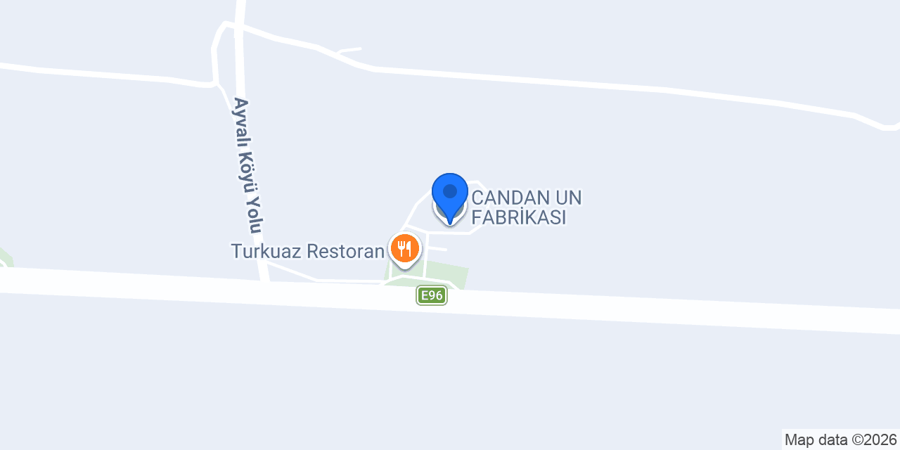CANDAN UN FABRİKASI konumu