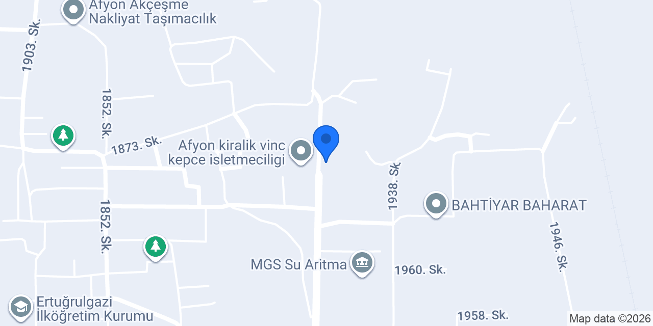 Afcek oto kurtarma konumu