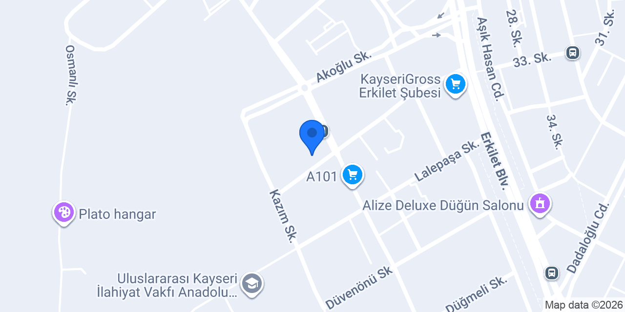 Aurora Masaj Salonu konumu