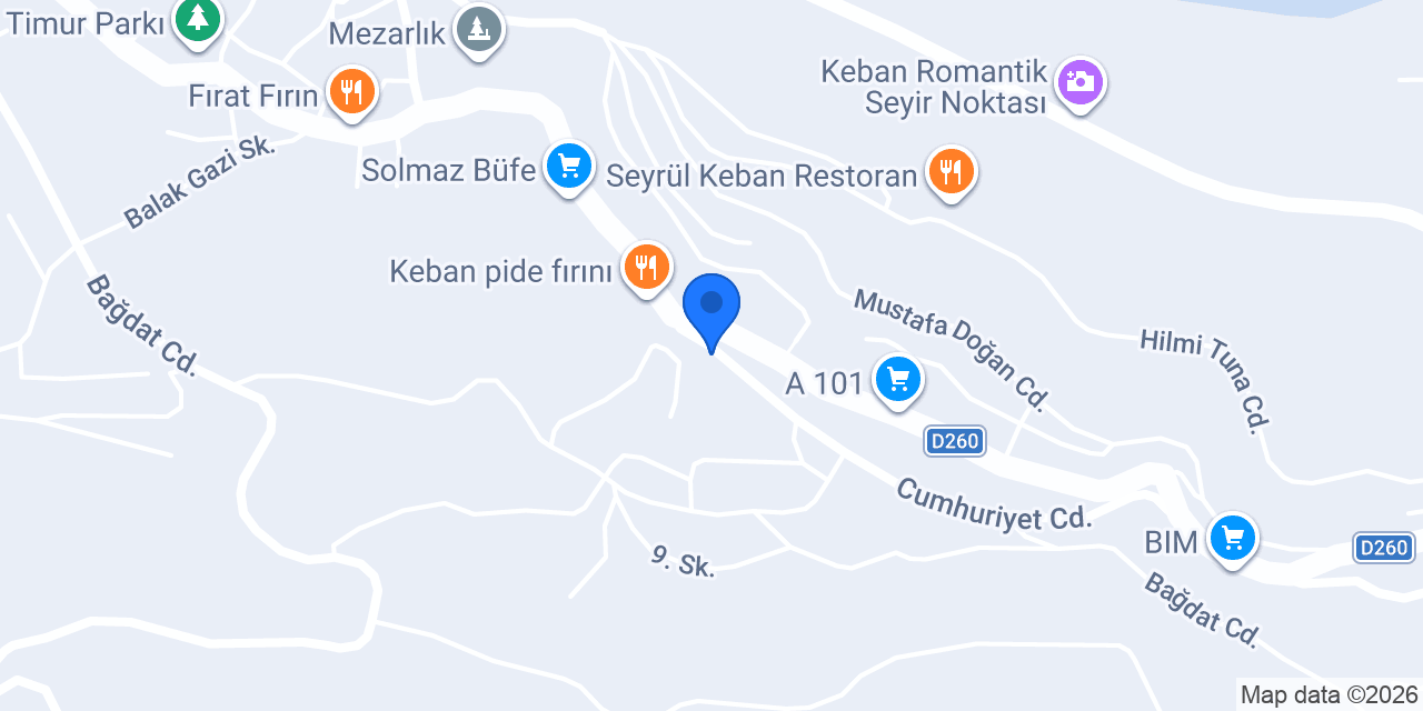 Baraj Kasabı konumu