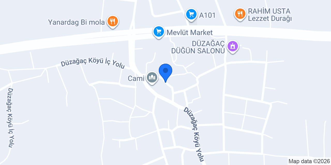 Düzağaç Eczanesi konumu