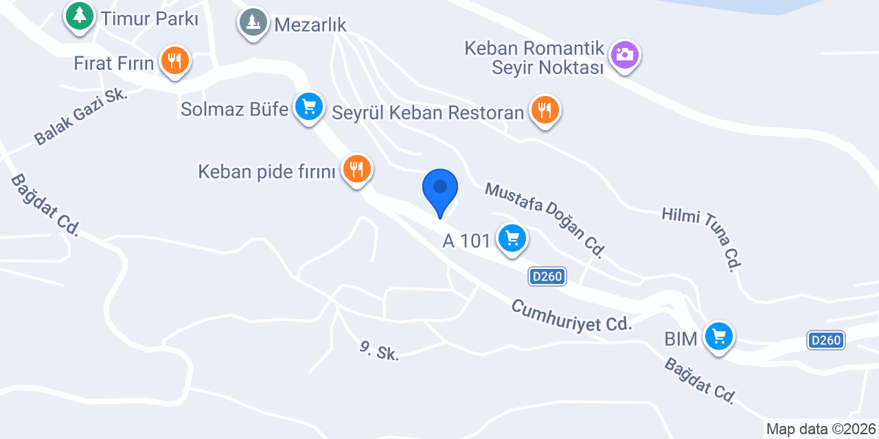 Birlik Beton konumu