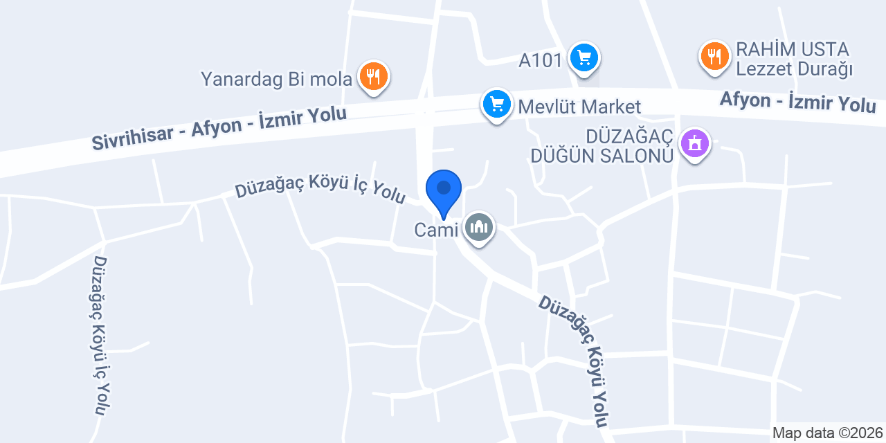 Düzağaç Aile Sağlığı Merkezi konumu