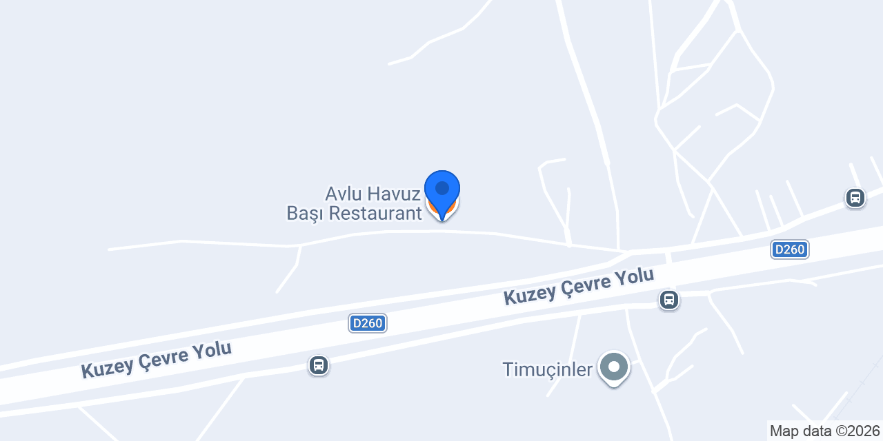 Avlu Havuz Başı Restaurant konumu