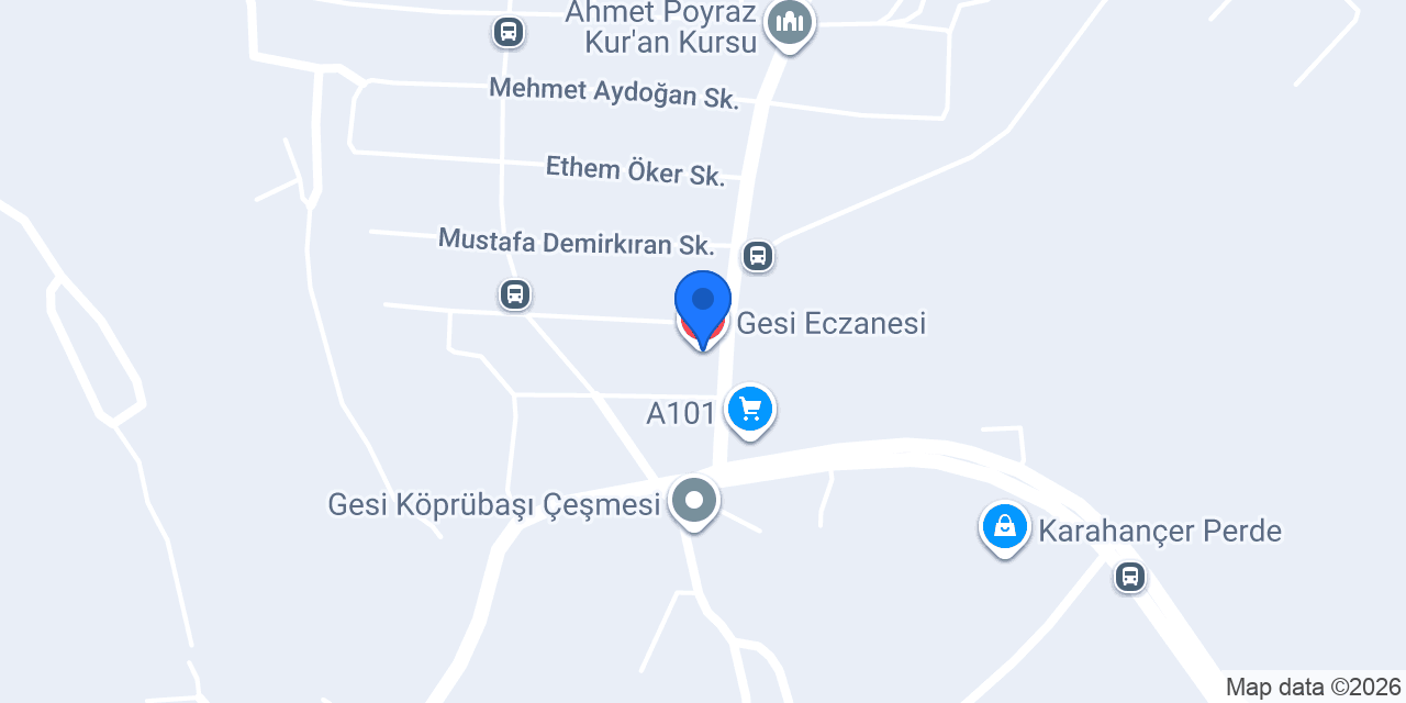 Gesi Eczanesi konumu