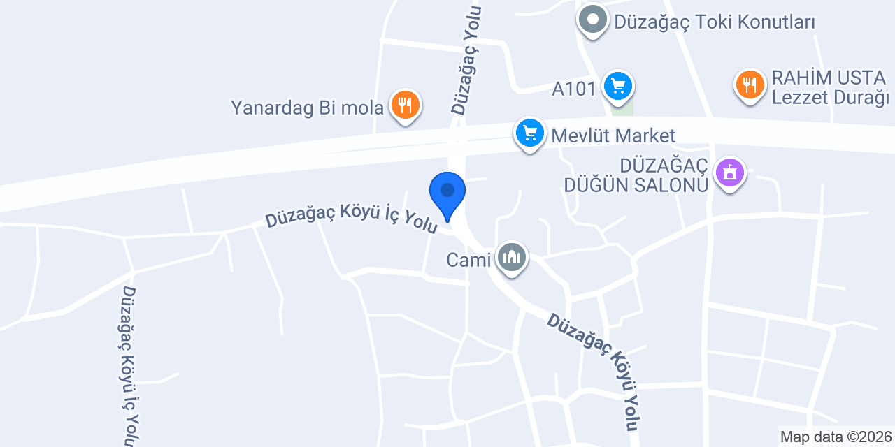 Düzağaç Pastanesi konumu