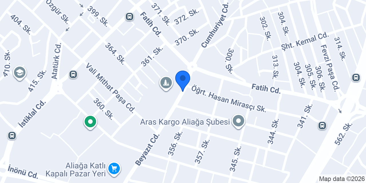 Ersel Petrol - Aliağa konumu