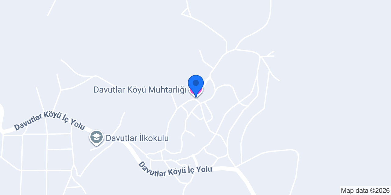 Davutlar Köyü Muhtarlığı konumu