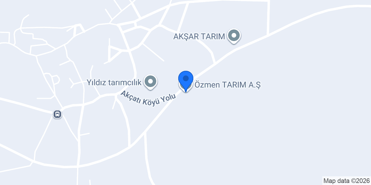 Özmen TARIM A.Ş. konumu