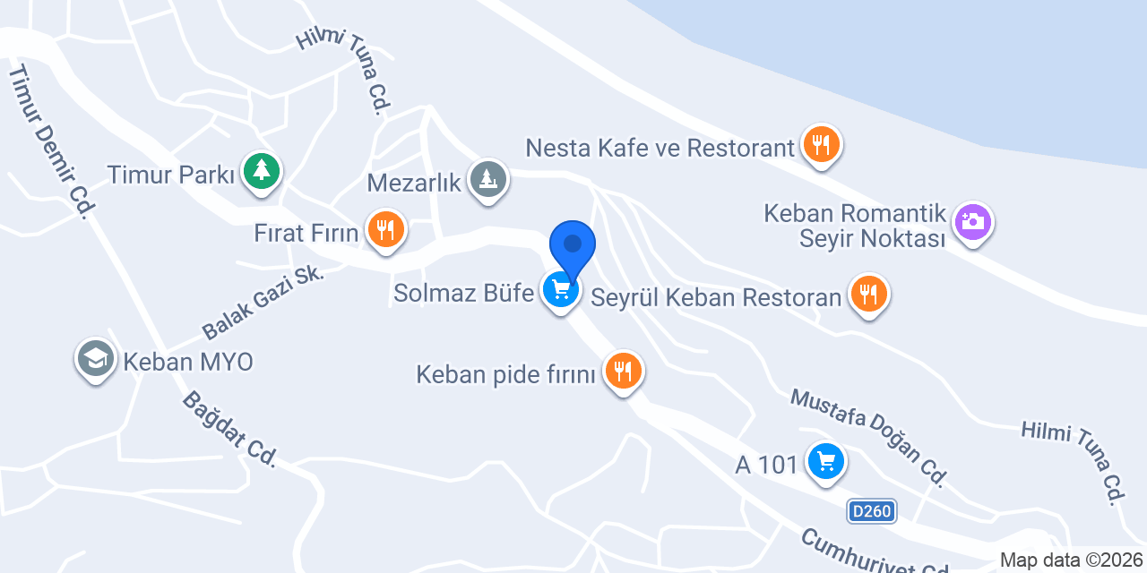 Fevzi Çakmak İlkokulu konumu