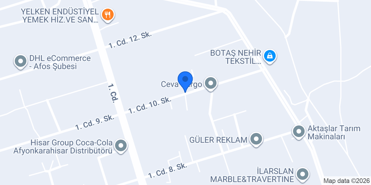 AFMAR DOGUŞ GIDA konumu
