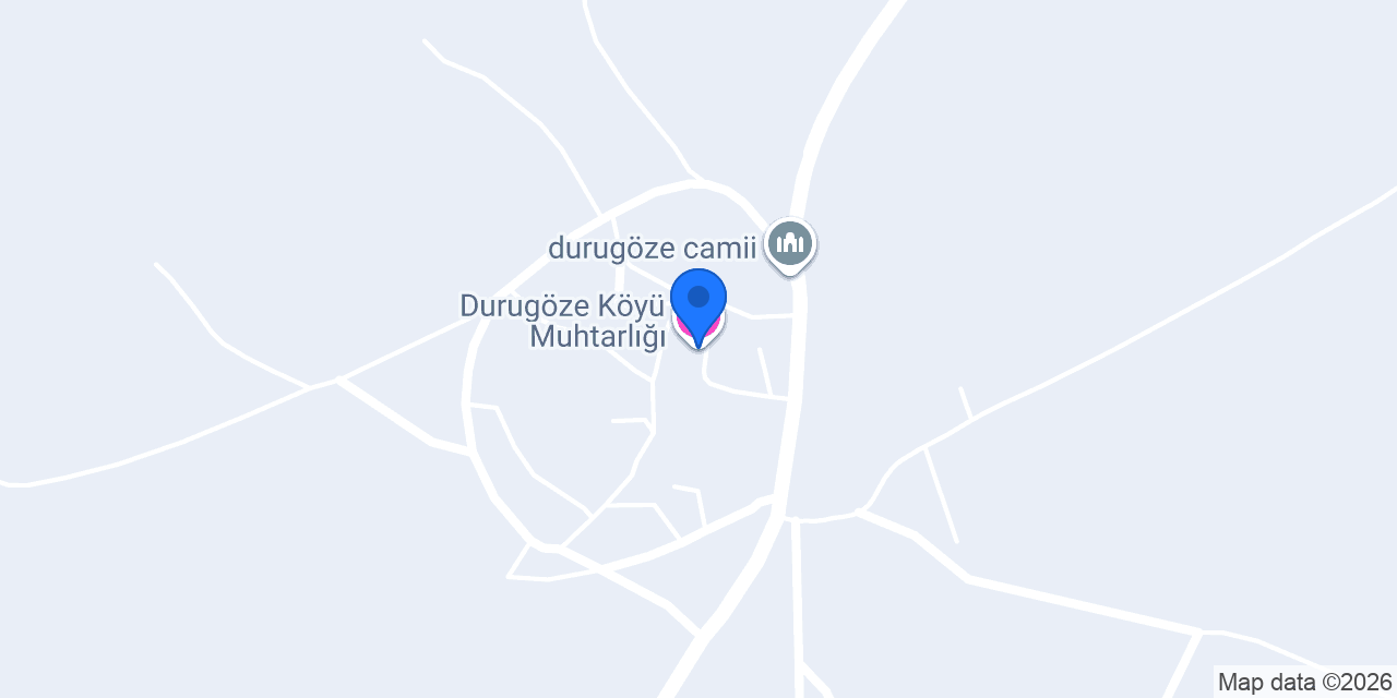 Durugöze Köyü Muhtarlığı konumu