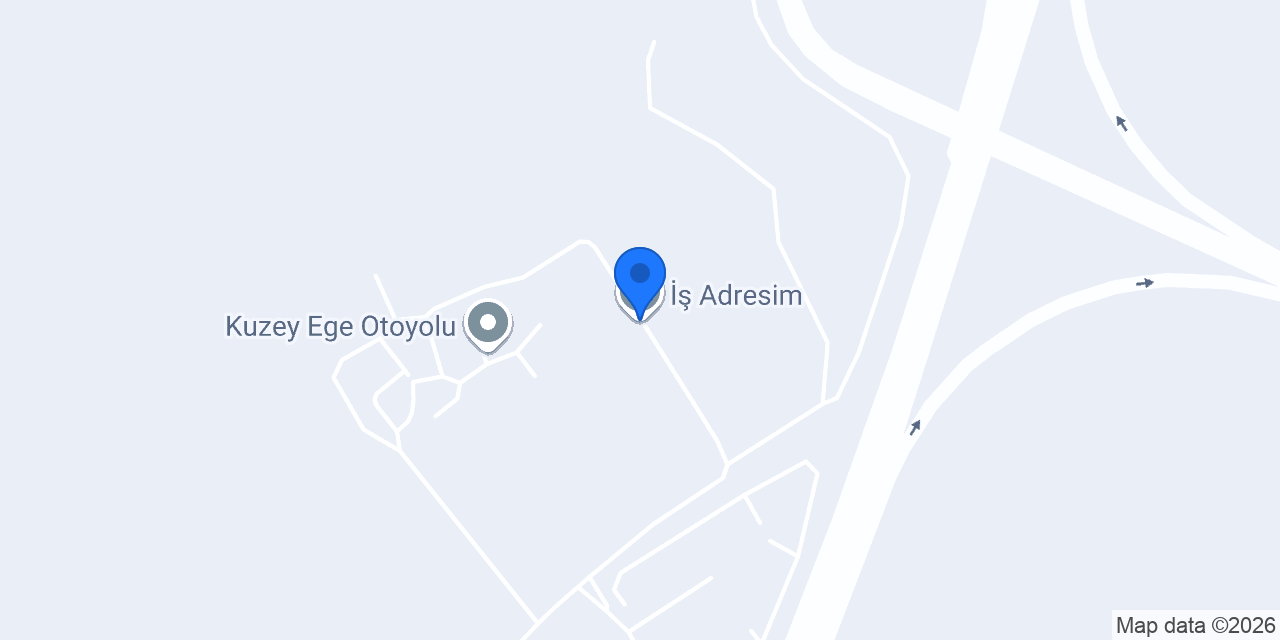 İş Adresim konumu