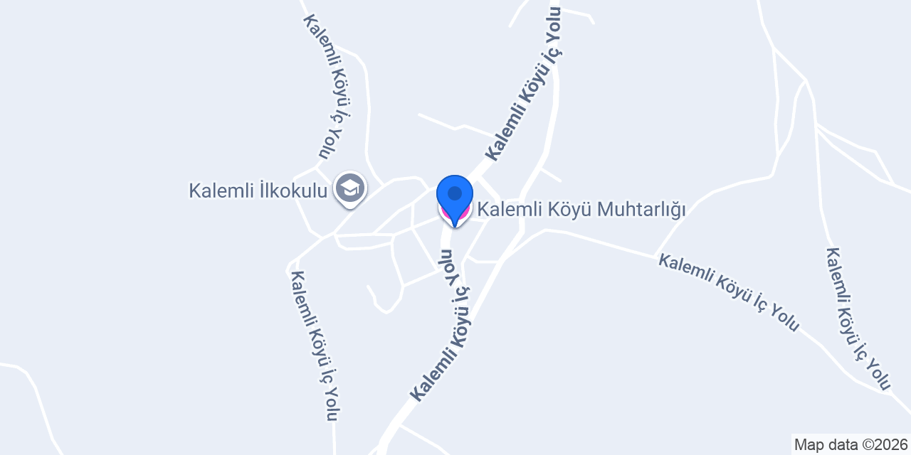 Kalemli Köyü Muhtarlığı konumu