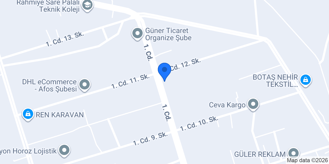 AFYON KESKİN ELEKTRİK A.Ş konumu