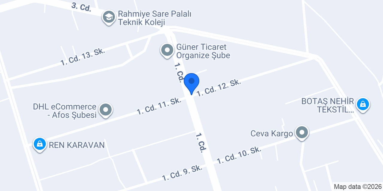 İnter Ofset Matbaa konumu
