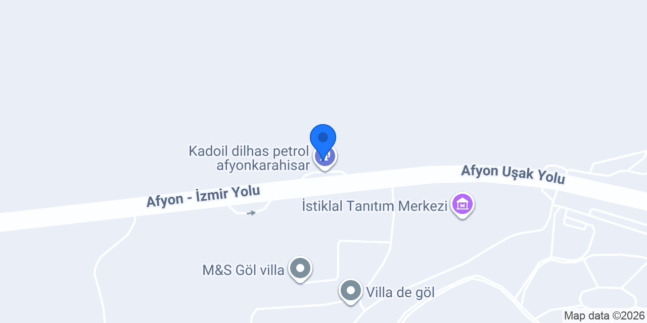 Kadoil dilhas petrol afyonkarahisar konumu