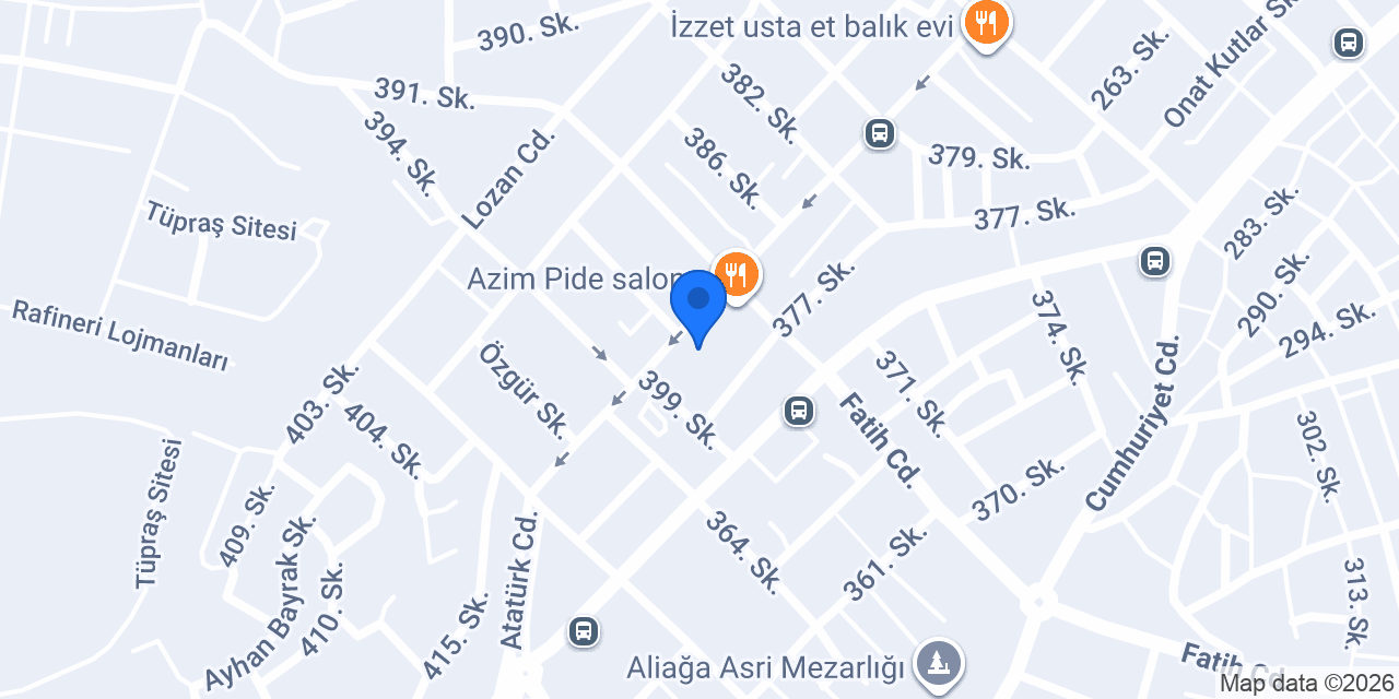 Akın Reklam konumu
