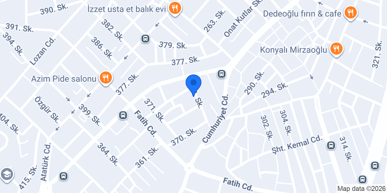 SMMM Mehtap ÖZBAY konumu