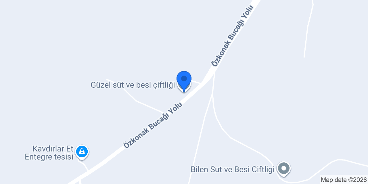 Güzel süt ve besi çiftliği konumu