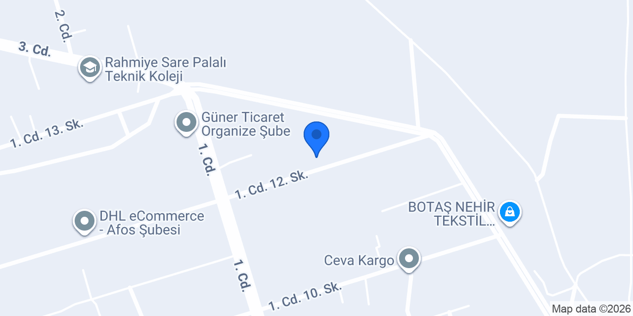 HİSARTEKS konumu