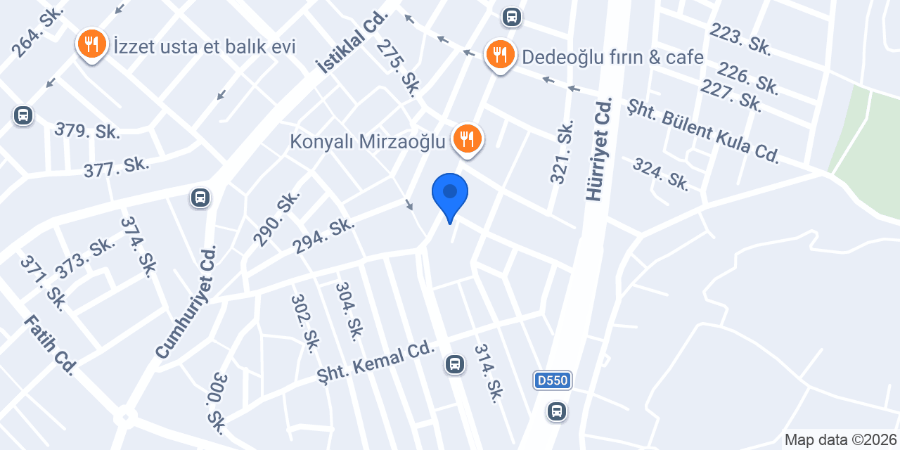 Merkez Eczanesi konumu