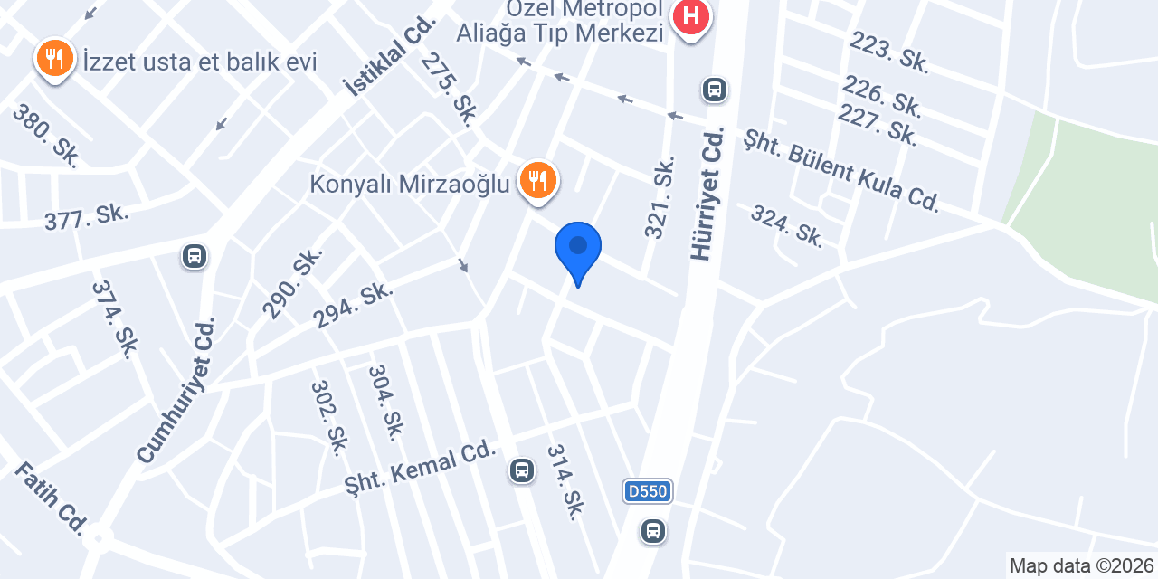Aliağa Kuryenet acentesi konumu