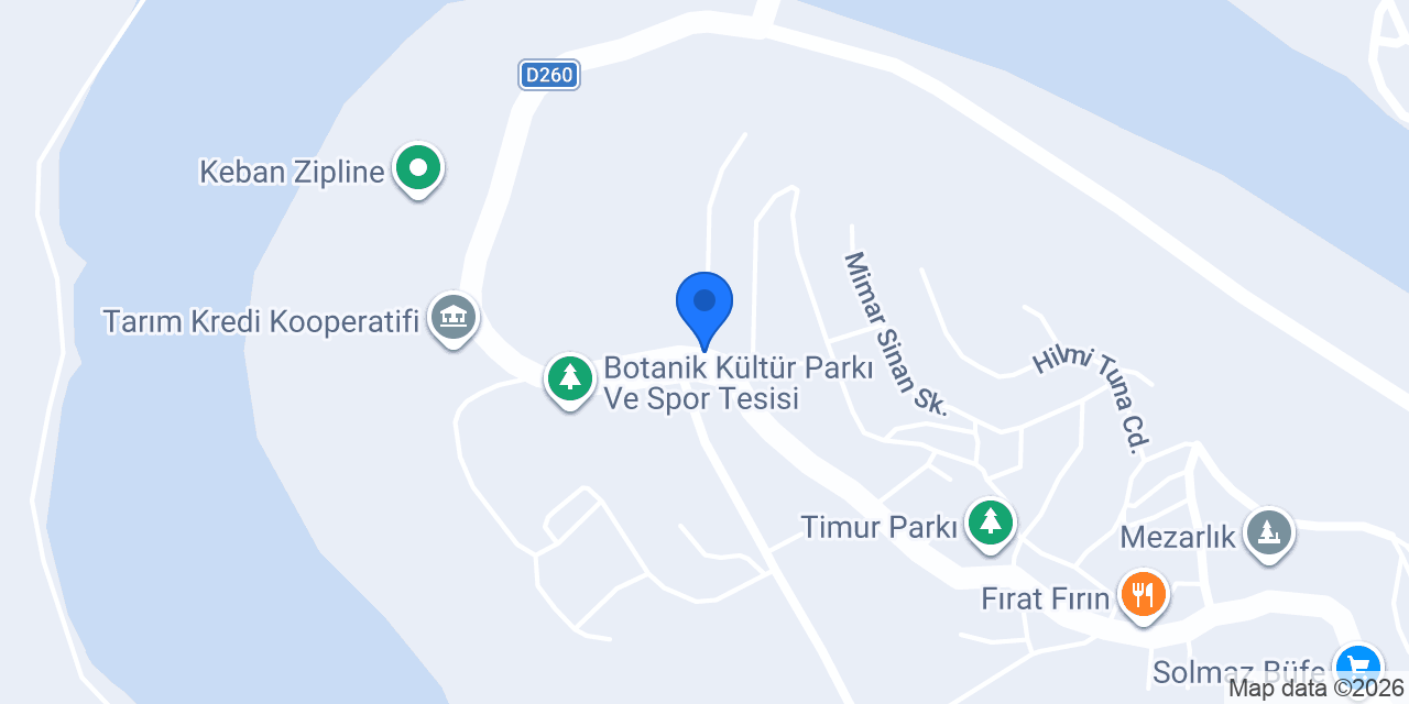 Keban Öğretmenevi konumu