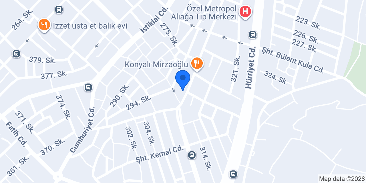 Dünyam Mobilya konumu