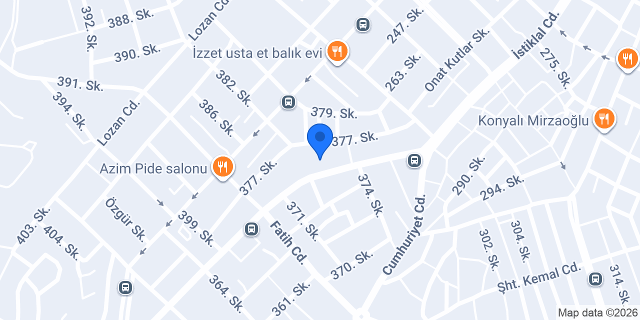 Gül Terzi konumu