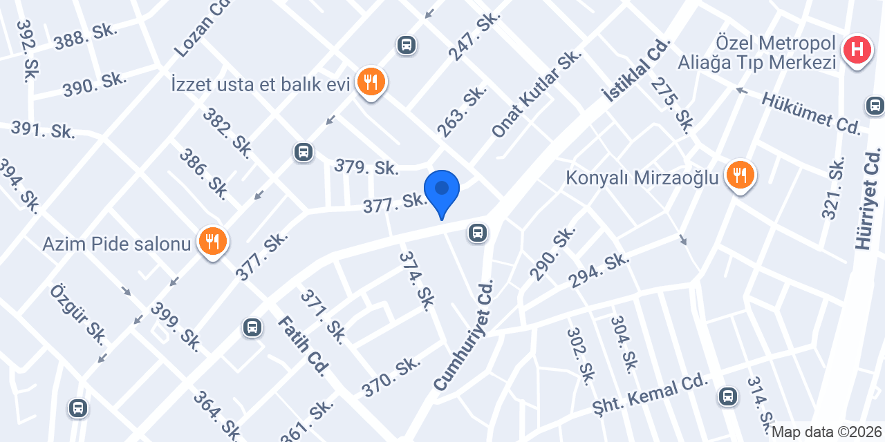 Maydonoz Döner - Aliağa Şubesi konumu