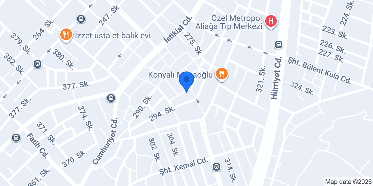 Aliağa Etkin Sürücü Kursu konumu