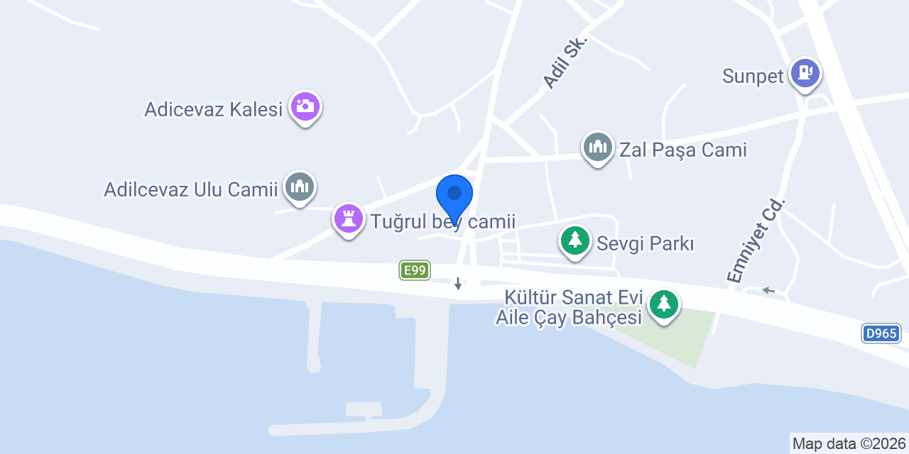 Vefa Duşakabin konumu