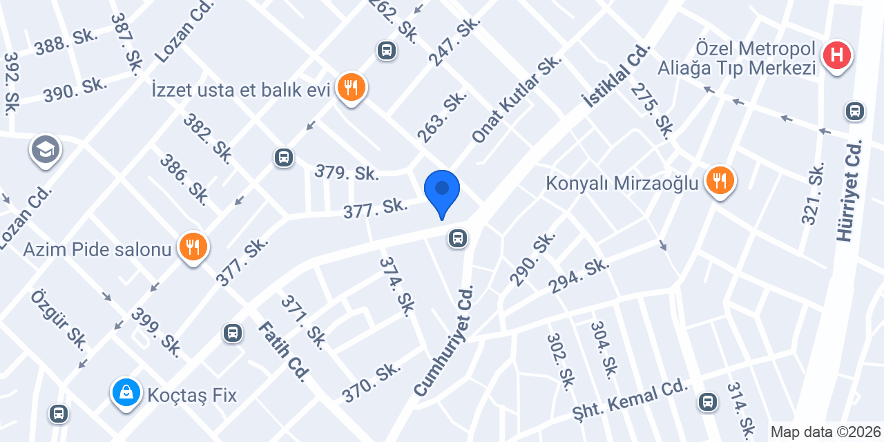 Betonsa konumu