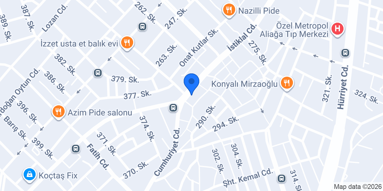 ALİAĞA ÖZEL ELEKTRİK - SEMİH ÖZEL konumu