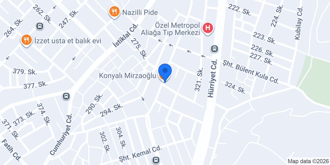 Konyalı Mirzaoğlu konumu
