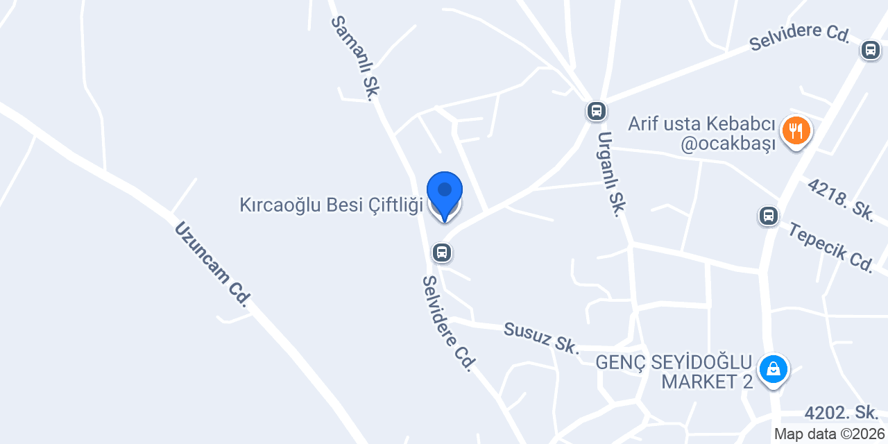 Kırcaoğlu Besi Çiftliği konumu