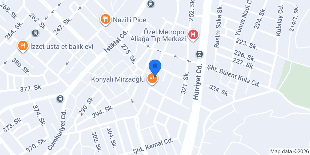 Erya Butik konumu
