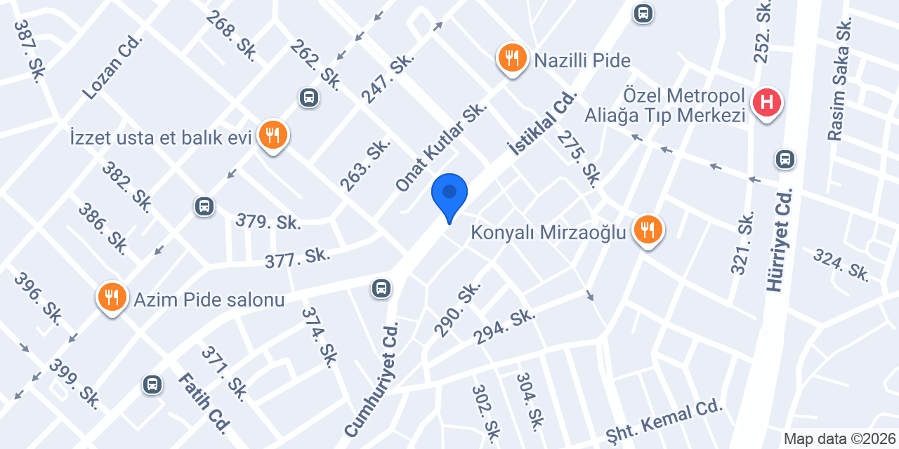 Özer Hukuk Bürosu konumu